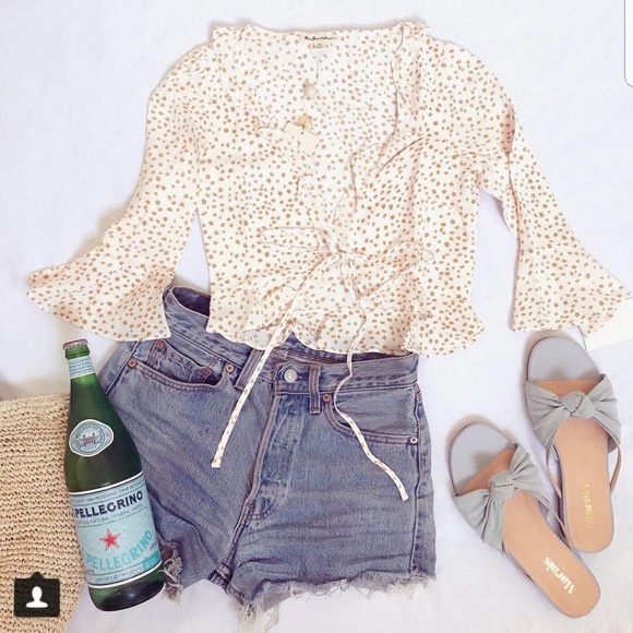 ❌SOLD❌ For Love and Lemons Aurora Tie Crop Top - Picture 8 of 8